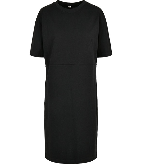 Women's organic oversizes slit tee dress