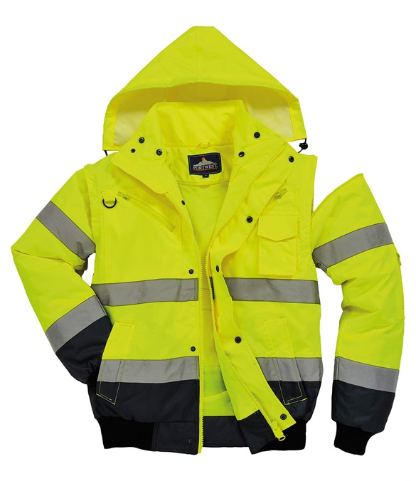 Hi-vis contrast bomber jacket (C465)