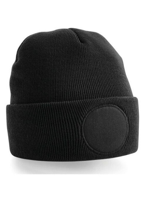 Circular Patch Beanie