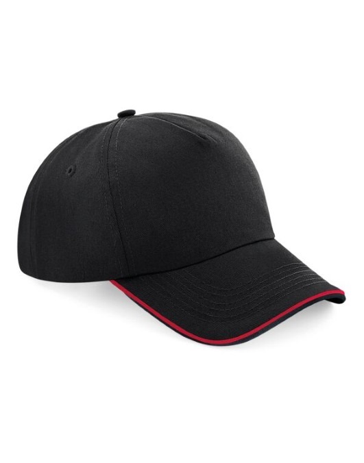 Authentic 5 Panel Piped Peak