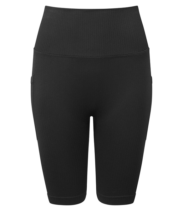 Women?s TriDri? ribbed seamless '3D Fit' cycle shorts