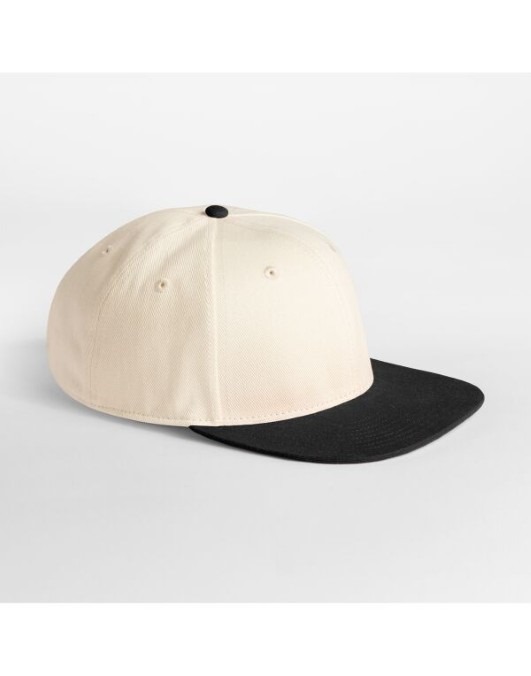 Contrast Flat Pk 6 Panel Cap