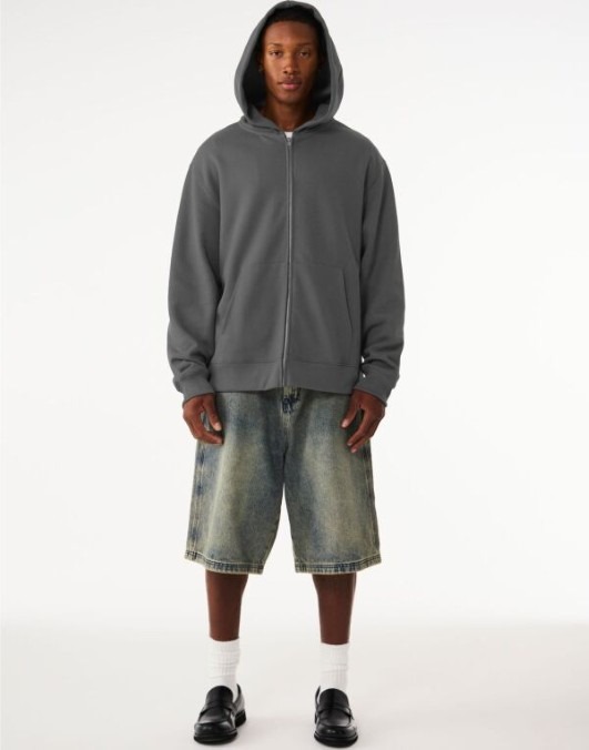 Unisex Heavy Full Zip Hoodie