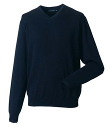 Men's V-Neck Knitted Pullover