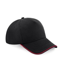 Authentic 5 Panel Piped Peak
