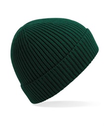 Engineered Knit Ribbed Beanie