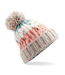 Corkscrew Pom Pom Beanie