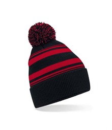 Striped Fan Beanie