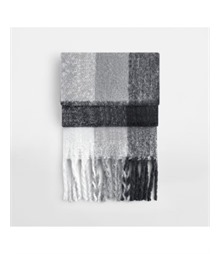 Fluffy Check Scarf