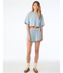 Women's Heavyweight Washed Cropped Tee